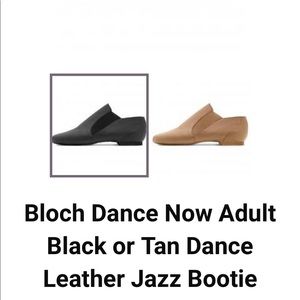 NIB Bloch Elasta Black Jazz Bootie - size 5.5